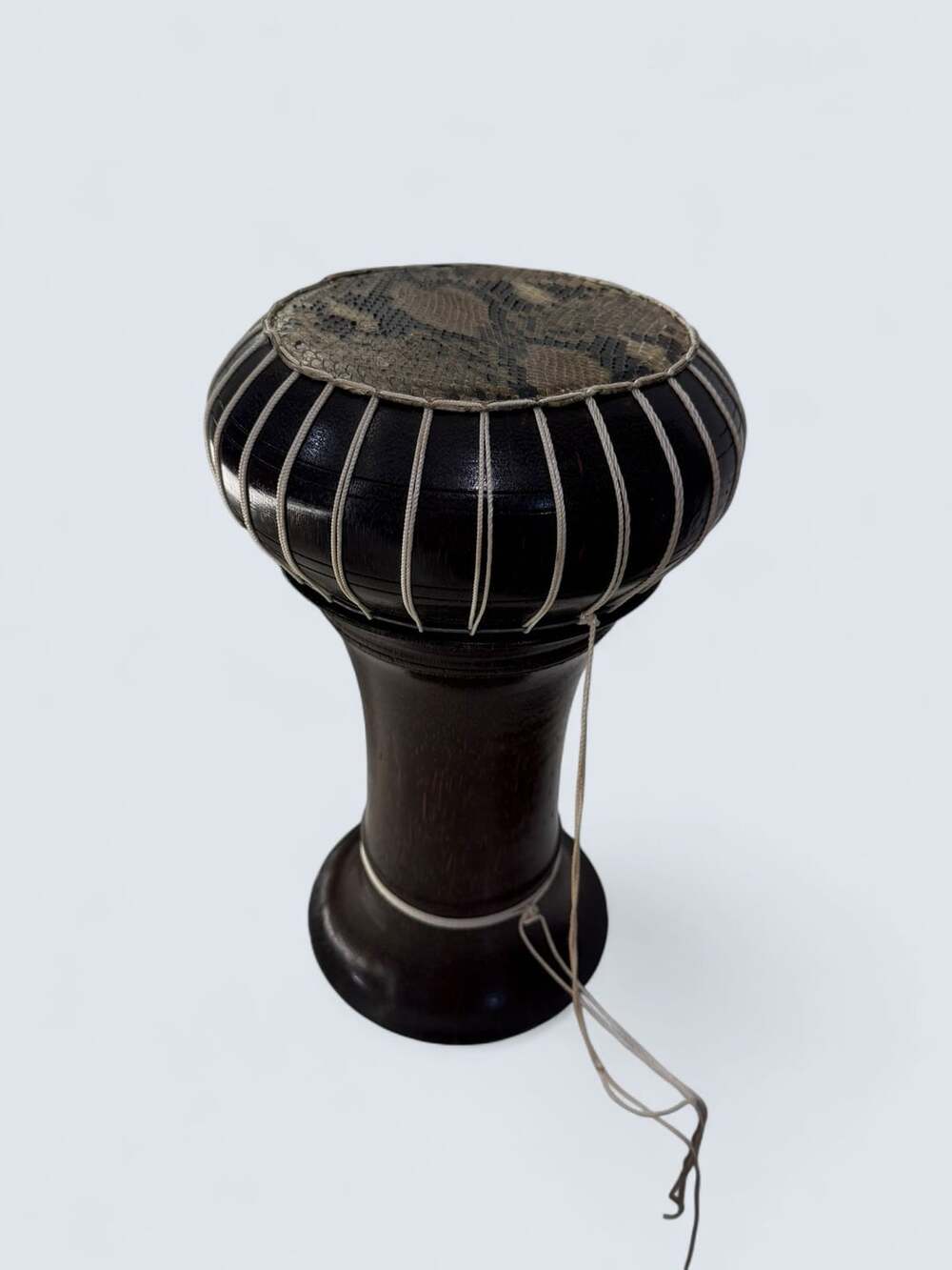 Handmade Wooden Doumbek Drum Snake Skin Head Darbuka Percussion